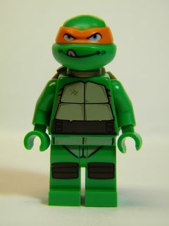 LEGO Minifigure-Michelangelo-Teenage Mutant Ninja Turtles-TNT038-Creative Brick Builders